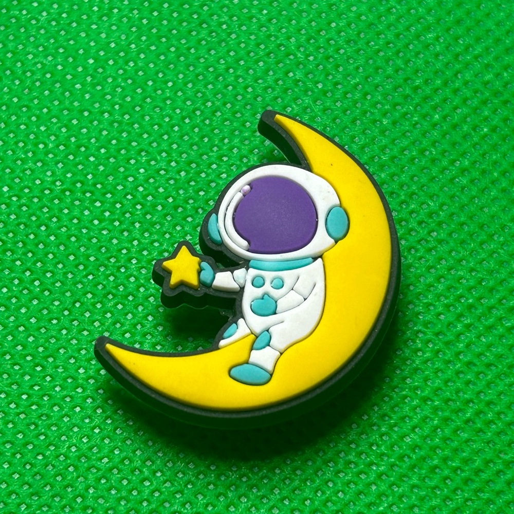 🌼 (5/$10 or 10/$15) NEW “Space is Cool” Fun Croc Shoe Charm Collection Astronaut